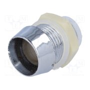 LC-10 LED holder; 10mm; chromium; ABS; concave; L2: 13mm Cj-MRgd25vcp0WSQiW_w3KII3eoKWIX-q9OWtyOkhAs