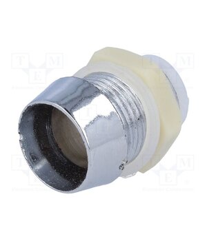LC-10 LED holder; 10mm; chromium; ABS; concave; L2: 13mm Cj-MRgd25vcp0WSQiW_w3KII3eoKWIX-q9OWtyOkhAs