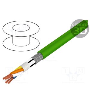 CF888.060 Wire: data transmission; chainflex® CF888; 4x0.38mm2; green; Cu 9lr4KJ1qCM86Mak_SZ_Z_snxkpPOInfIj2sS1gC4vtc