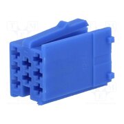 331441-3 Connector housing; plug; mini ISO; PIN: 8; blue K294m58BiR2kq0z5K8iNNGnCIUBBRKSuuRDZM1nx-Qc