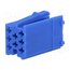 331441-3 Connector housing; plug; mini ISO; PIN: 8; blue K294m58BiR2kq0z5K8iNNGnCIUBBRKSuuRDZM1nx-Qc
