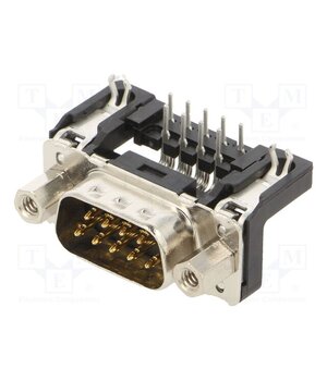 09651627813 Connector: D-Sub; PIN: 9; socket; male; on PCBs; angled 90°; THT D65aWx6mkMq_TwMZLHu37YQSgkI8CfJpZfo85aDVUzw