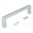 268.03 Holder; aluminium; grey; H: 40mm; L: 146.5mm; W: 12.2mm; handle ebS9TOhokiPrAPsUKs0j_VsRrFEB3x55YfcyY2S4kd4