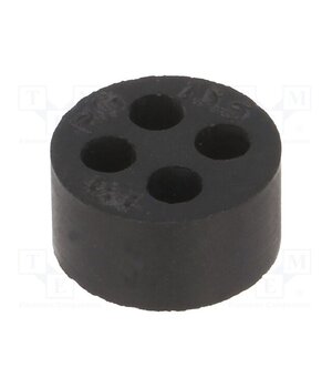 HELUTOP HT-MFDE M20 4X4 Insert for gland; 4mm; M20; IP68; NBR caoutchouc; Holes no: 4 fuzxuFz9igrCN0m5Wd4GnG88_zujoJQJsMvpysgQB74