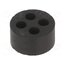 HELUTOP HT-MFDE M20 4X4 Insert for gland; 4mm; M20; IP68; NBR caoutchouc; Holes no: 4 fuzxuFz9igrCN0m5Wd4GnG88_zujoJQJsMvpysgQB74