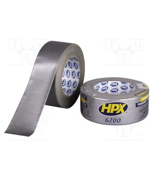 CS5025 Tape: duct; W: 48mm; L: 25m; Thk: 0.3mm; silver; natural caoutchouc IbmDKJMtcU3UA6_mp8gK-Ka-2RGGkcvB4m-8pL-YhwY