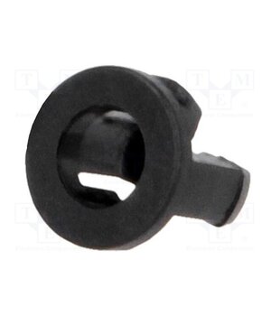 FIX-LED3-5 LED holder; 3mm; one-piece; black; UL94V-2; L: 5.2mm; polyamide _jJn5Qv1Ke0_B5UHJG3BKDUny-wL4MBScG1MjlYYsB4
