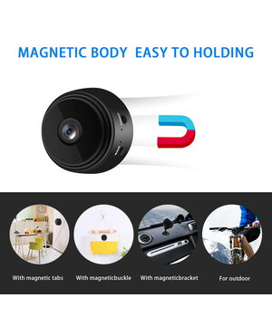 Bezvadu IP kamera mājas lietošanai A9 Mini WIFI HD 1080P Drošība 150° platleņķa

 AVK016+2.jpg