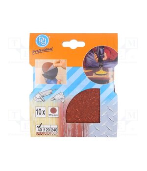 349.00 Sanding plate; Granularity: 40; Mounting: bur; Ø115mm; 10pcs. J4r3hUuQobKQdQgADBW1bD_jnRJdUcDCyK4XU-lmdQY