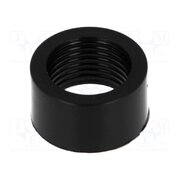 FIX-LED5-5T Nut; 5mm; black; UL94V-2; L: 5mm; polyamide PugIfARdQ2L-VS-SHKsrQTEsez4RUqutvynkPDl3laQ