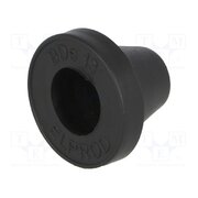 BDE 13 Grommet; Ømount.hole: 21mm; rubber; black; Panel thick: max.2mm bs1iIwHykR2lmq5lUxuIB5hzz8plYsl1cwh_VmO3bJc