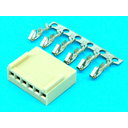 CONNECTOR 6pin Female 2.54mm + contact set