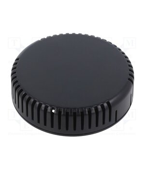 1551V13BK Enclosure: for alarms; Z: 20.3mm; ABS; black; 1551V; vented; Ø: 80mm a2EkVOHA3BkOzAIK0TCP9879s0xFE2hwoPsCdvqA1Ho
