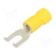 8252 Tip: fork; M4; Ø: 4.32mm; crimped; for cable; insulated; yellow yTaSKYS0tslcIHUi3ZAXRRJD63e8QDbIQM7GaYdMS_0
