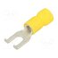 8252 Tip: fork; M4; Ø: 4.32mm; crimped; for cable; insulated; yellow yTaSKYS0tslcIHUi3ZAXRRJD63e8QDbIQM7GaYdMS_0