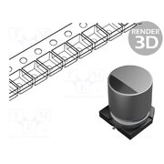 EEE0JA331P Capacitor: electrolytic; SMD; 330uF; 6.3VDC; Ø8x6.2mm; ±20%; 2000h IbzqzJt59_leNGv0Cgaq-4qkt95s6uLEraf140Y2EvM