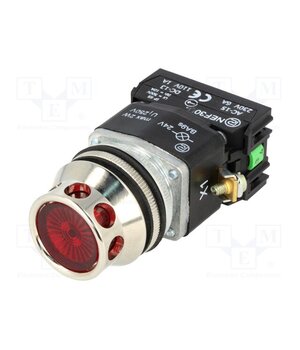 NEF30-KLCXY24V Switch: push-button; 30mm; Stabl.pos: 1; NC + NO; red; 24V; IP56 zUF2r9AQ9y5MrnultjEd8z41u1fzi1irHt31hUUXYrg