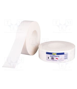 AW5025 Tape: duct; W: 50mm; L: 25m; Thk: 0.3mm; white; natural caoutchouc sOVpRrcpvG4Qf1kT8oYKTc6lGqp2BFQmTSzuhquzpKg