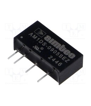 AM1DS-0905SEZ Converter: DC/DC; 1W; Uin: 8.1÷9.9VDC; Uout: 5VDC; Iout: 200mA; SIP7 C0D33SRBLXrrX_0z9PULf_20UmnegoUsTaKEh_mwQjY