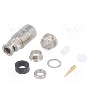 J01000A1940 Connector: BNC; plug; male; straight; 50Ω; clamp; for cable; PTFE TCF-Y_nR4BP5L2yyQrD-amL7dnIS5sr4wVhp1llVMn4
