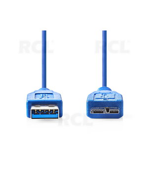 DATORU KABELIS USB 3.2 A (M) <-> micro USB B (M), 0,5 m, 5 Gpps dubultā jauda SuperSpeed

 CKAK1673_06+1.jpg