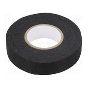 3730 TKANINOWA PARCIANA 19MM-15M Tape: textile; W: 19mm; L: 15m; Thk: 0.13mm; modified acryl; black 2lpG9QyzeYNBfDi1gBpRFnI9LYOqgEJDcYS2X49aeNg