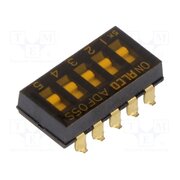 ADF05ST04 Switch: DIP-SWITCH; Poles number: 5; OFF-ON; 0.025A/24VDC; Pos: 2 LTaS3oBkTFWXLWroWguu5_r-DoUma_-aTOT5fKUWKbc