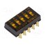 ADF05ST04 Switch: DIP-SWITCH; Poles number: 5; OFF-ON; 0.025A/24VDC; Pos: 2 LTaS3oBkTFWXLWroWguu5_r-DoUma_-aTOT5fKUWKbc