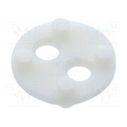 450-070 Spacer sleeve; LED; Øout: 6.4mm; ØLED: 3mm,5mm; L: 1.8mm; white -V_k9OqVBibrWEWz-tkdg5reT7M0CSSoEFO5GXGMaR8
