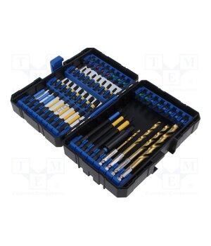 HT1S803 Tools set: screwdriver bits; magnetic,impact; 1/4"; 56pcs. KMUk8EvhLb3bkEJiooWq-ZiIpmmrLgGPNhQB-VI17gk