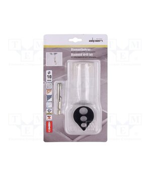 0029001000100 Diamond hole saw; Ø: 10mm; ceramics,glass; Holder: E6,3mm; 6.3mm IO1Wr4ZtX0d-4qKJpbgPaZEpA44ZPAKbB2DFsCjUyV0