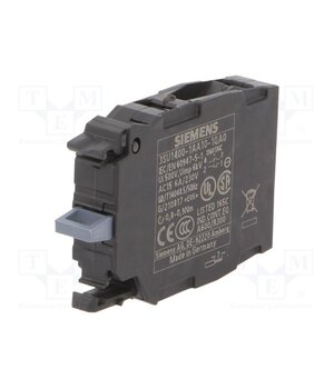 3SU1400-1AA10-1QA0 Contact block; 22mm; -25÷70°C; front fixing; screw terminals 3Rm7ecqQzb3kNGyY9Wyi67JPIO1iUo_GQRn77BFpZ5o