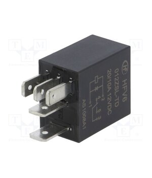 HFV6/012ZSL-TD Relay: electromagnetic; SPDT; Ucoil: 12VDC; 30A; automotive; 124Ω nU8vkvhtFgkpBFPOu9o1XLKk9iTBUnDrdw1t4E-R6IY