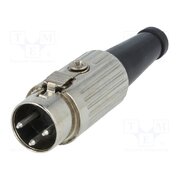590-0300 Connector: DIN; plug; male; PIN: 3; 180°; straight; for cable; 34V; 2A qKqjp7O8miriE7sePLSQYJYQPeMrLgLZVqIf6MV50QQ