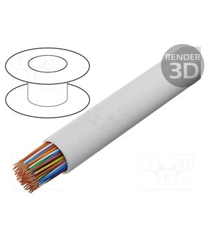 TS0022 Wire; YTKSY; 53x2x0.5mm; telecommunication; wire; Cu; white 2_bZ_C8WXk2BEG8ksHRtoBtYg4oflo6yUT8iz7H-RDA