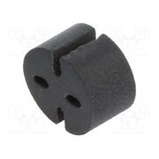 ELM 1-3MM Spacer sleeve; LED; Øout: 5.1mm; ØLED: 3mm,5mm; L: 3mm; black; PVC m_ztjD3KfhO1V6QBxfVlXOEiPCcXWIFqx4kPxLvR64g