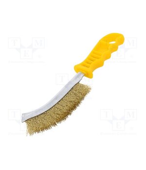 496.96 Brush; wire; brass; plastic; 240mm; non-slip grip 3FVHuuLnHAYV3D9rgkDxHeEJYKK6619HdtoCxheCi-k