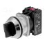 NEF30-TPESXY Switch: rotary; 30mm; Stabl.pos: 1; NC + NO; black; IP56; NEF30 btDcpsORmaO4jfW_q-hPTqWlcql0xLMl5P_Et22ITpw