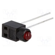 0035.1350 LED; in housing; 3mm; No.of diodes: 1; red; 30mA; Lens: red; 60°; 3VDC R6pt0FJei2BsuqVR8WVpDrt31zG1lYYVV6W6SPBj9wg