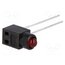 0035.1350 LED; in housing; 3mm; No.of diodes: 1; red; 30mA; Lens: red; 60°; 3VDC R6pt0FJei2BsuqVR8WVpDrt31zG1lYYVV6W6SPBj9wg