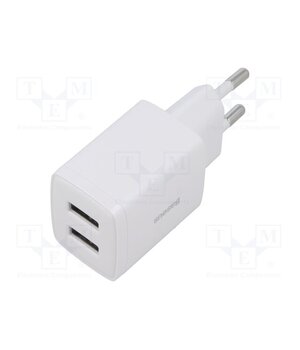 CCXJ010202 Power supply: switching; mains,plug-in; 5VDC; 10.5W; Out: USB A x2 xGSWDwo8GGGwvU7eJJ2GfCrPjn1fS4WDADjJrgnQ3R8