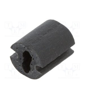 ELM 2-250 Spacer sleeve; LED; Øout: 4.8mm; ØLED: 3mm; L: 6.35mm; black; UL94V-0 NuY3OXX3olqNNxt9hsLj2GgSIjStEqexaUpg4EDyg8w