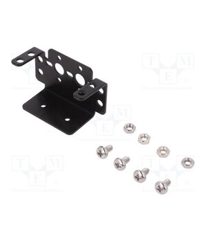 FIT0038 Bracket; black; aluminium; mechanical parts 2CyJWQNBMKdz2AfY5cSHQ0Bde4UZzrpGy4taVX3tfS4
