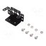 FIT0038 Bracket; black; aluminium; mechanical parts 2CyJWQNBMKdz2AfY5cSHQ0Bde4UZzrpGy4taVX3tfS4