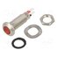 524-501-23 Indicator: LED; flat; red; 24÷28VDC; Ø8.1mm; IP67; connectors jDDt8BBunFM8rBbpEIMuqrbJPMlzDWxbjrogKNzruXg