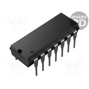 MCP3204-CI/P IC: A/D converter; Ch: 4; 12bit; 100ksps; 2.7÷5.5V; DIP14; tube f66GSiBwU7ZbdXQyyWQtHJnSEY3uvYiDhZOnhn3-oCE