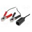 A13-40A23A1 Car lighter socket; battery clamps,cables; 500mm; 5A; black LjHPUpN1HrT-otJY4mmwEUglGNYOpE6WZyMShjEl1-U