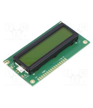 NPC1602LRU-FWB-H Display: LCD; alphanumeric; STN Positive; 16x2; 84x44x13.2mm; LED g2Ay3DWNtHsCHkeTJUYQhi8I9MNvcDNQVDO79QM5Row