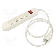 5907570043398 Extension lead; 3x2.5mm2; Sockets: 4; PVC; white; 5m; 16A; PRO U6zU6MXJjaxGnkj44TJ0eXGcDWR8C68kF7RgVcNUMOw