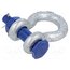GN 585-13-B Dee shackle; steel; for rope; zinc; 13mm; 1/2" gCFvkoPb_zUgkbpEhCLiWIq-2_NcvVFsIBrnk9-M0Mk